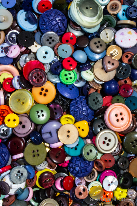 Collection of Sewing Craft Buttons Stock Photo Shelly Still